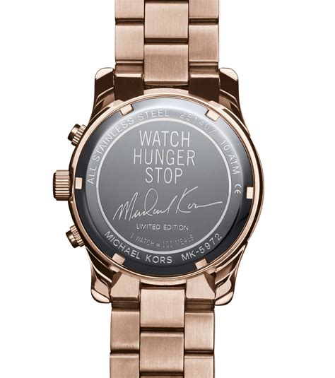 michael kors watch hunger stop black|hunger stop 2022 cast.